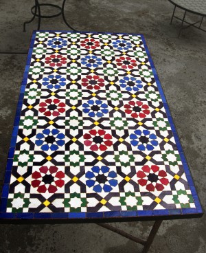 artetsud.com Table Zellige 110X60cm ANJUNA