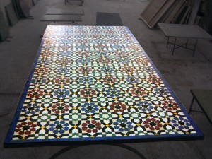 artetsud.com Table Zellige 200X100cm ANJUNA