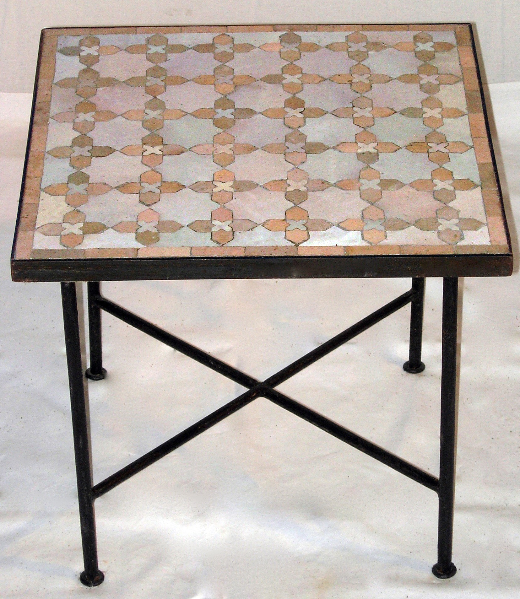 artetsud.com Table Zellige 45X45cm FLEUR MATECHA  P1 _HE