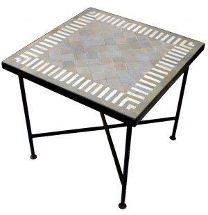 artetsud.com Table Zellige 45x45cm RAYÉ G1P1