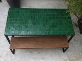 Table Zellige Vert V4 Motif Rectangle