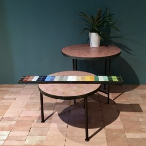 Table d'appoint Motif Cube artetsud