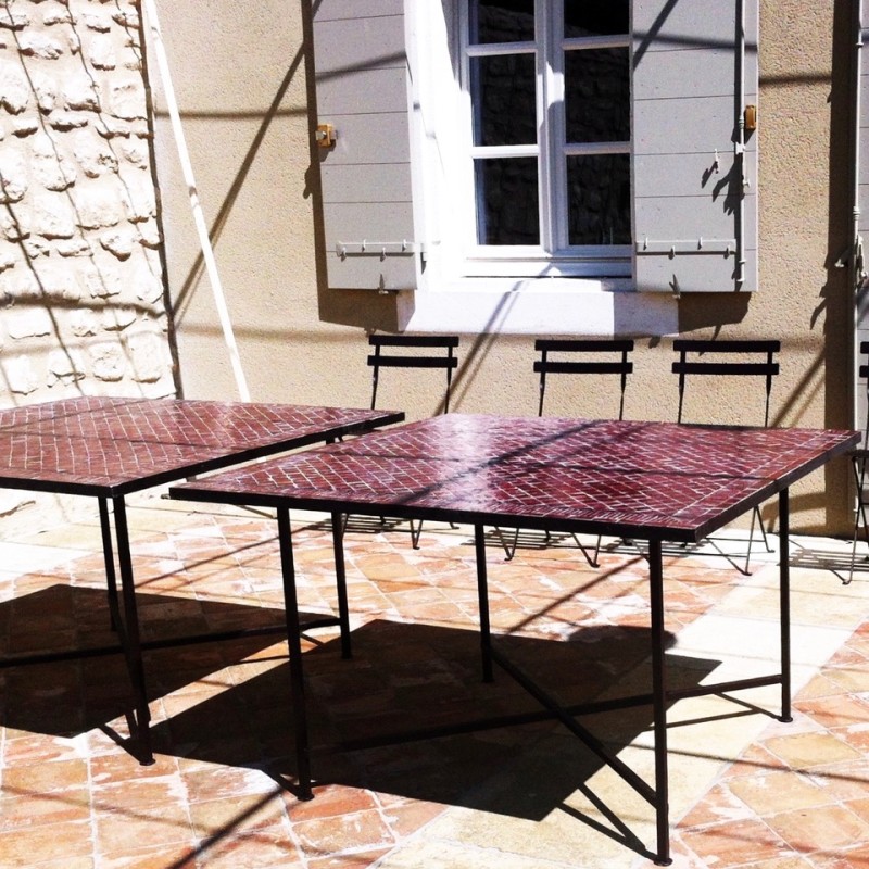 Table Zellige Motif Rayé R1