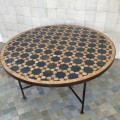 Table Zellige Motif Fleur B2H