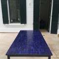 Table Zellige Motif Rectangle Bleu B3