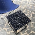 Table d'appoint Motif Cube Noir