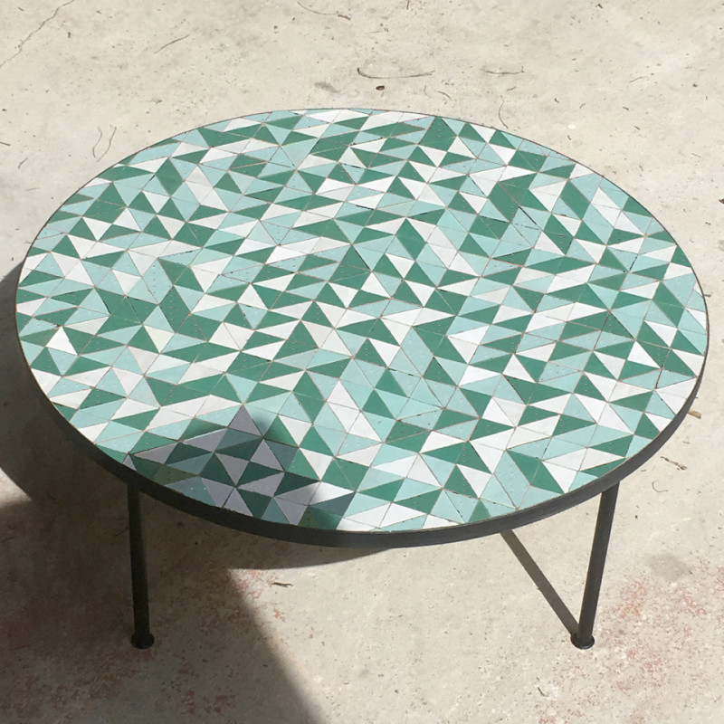 Table Zellige Motif Triangle