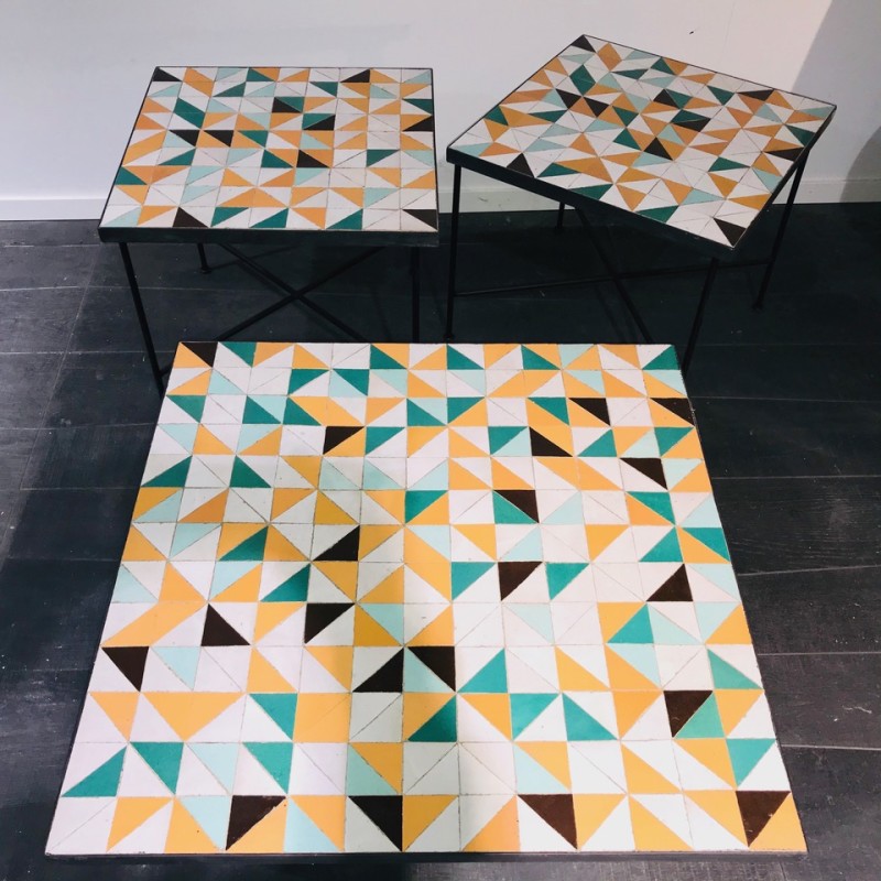 Table Zellige Motif Triangle